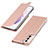Leather Case Stands Flip Cover Holder D05T for Samsung Galaxy S21 Plus 5G