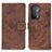 Leather Case Stands Flip Cover Holder D05Y for OnePlus Nord N200 5G