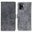 Leather Case Stands Flip Cover Holder D05Y for Oppo A94 4G Gray