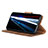 Leather Case Stands Flip Cover Holder D05Y for Samsung Galaxy S22 5G