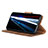 Leather Case Stands Flip Cover Holder D05Y for Samsung Galaxy S22 Ultra 5G