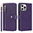 Leather Case Stands Flip Cover Holder D06T for Apple iPhone 13 Pro