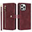 Leather Case Stands Flip Cover Holder D06T for Apple iPhone 13 Pro Max