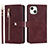 Leather Case Stands Flip Cover Holder D06T for Apple iPhone 14 Plus