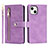 Leather Case Stands Flip Cover Holder D06T for Apple iPhone 14 Plus