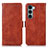 Leather Case Stands Flip Cover Holder D06Y for Motorola Moto Edge S30 5G