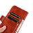 Leather Case Stands Flip Cover Holder D06Y for Motorola Moto G200 5G