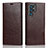 Leather Case Stands Flip Cover Holder D07T for Samsung Galaxy S21 Ultra 5G