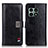 Leather Case Stands Flip Cover Holder D07Y for OnePlus 10 Pro 5G Black