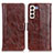 Leather Case Stands Flip Cover Holder D07Y for Samsung Galaxy S22 Plus 5G