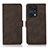 Leather Case Stands Flip Cover Holder D08Y for Oppo Find X5 Pro 5G Brown