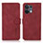 Leather Case Stands Flip Cover Holder D08Y for Oppo Reno8 Pro+ Plus 5G Red