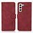 Leather Case Stands Flip Cover Holder D08Y for Samsung Galaxy S21 5G