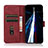 Leather Case Stands Flip Cover Holder D08Y for Samsung Galaxy S21 5G