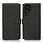 Leather Case Stands Flip Cover Holder D08Y for Samsung Galaxy S21 Ultra 5G Black
