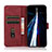 Leather Case Stands Flip Cover Holder D08Y for Samsung Galaxy S22 5G