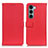 Leather Case Stands Flip Cover Holder D09Y for Motorola Moto G200 5G Red