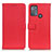 Leather Case Stands Flip Cover Holder D09Y for Motorola Moto G50 Red