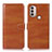 Leather Case Stands Flip Cover Holder D10Y for Motorola Moto E20