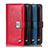 Leather Case Stands Flip Cover Holder D11Y for Motorola Moto G200 5G