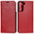 Leather Case Stands Flip Cover Holder D13T for Samsung Galaxy S21 5G