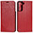 Leather Case Stands Flip Cover Holder D13T for Samsung Galaxy S22 Plus 5G