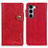 Leather Case Stands Flip Cover Holder DY01 for Motorola Moto Edge S30 5G Red