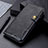 Leather Case Stands Flip Cover Holder DY01 for Motorola Moto G10 Black