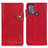 Leather Case Stands Flip Cover Holder DY01 for Motorola Moto G50 Red