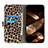 Leather Case Stands Flip Cover Holder DY01 for Nokia C110 Brown