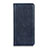 Leather Case Stands Flip Cover Holder for Alcatel 1X (2019) Blue