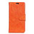 Leather Case Stands Flip Cover Holder for Alcatel 3 Orange