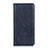 Leather Case Stands Flip Cover Holder for Alcatel 3L Blue