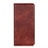 Leather Case Stands Flip Cover Holder for Alcatel 3L Brown