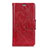 Leather Case Stands Flip Cover Holder for Alcatel 3V Red