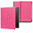 Leather Case Stands Flip Cover Holder for Amazon Kindle Oasis 7 inch Hot Pink