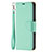 Leather Case Stands Flip Cover Holder for Apple iPhone 13 Pro Max Cyan