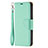 Leather Case Stands Flip Cover Holder for Apple iPhone 14 Pro Cyan