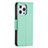 Leather Case Stands Flip Cover Holder for Apple iPhone 14 Pro Cyan