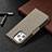 Leather Case Stands Flip Cover Holder for Apple iPhone 14 Pro Khaki