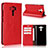 Leather Case Stands Flip Cover Holder for Asus Zenfone 3 Laser Red