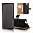 Leather Case Stands Flip Cover Holder for Asus Zenfone 4 ZE554KL Black