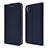 Leather Case Stands Flip Cover Holder for Asus ZenFone Live L1 ZA550KL Blue