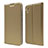 Leather Case Stands Flip Cover Holder for Asus ZenFone Live L1 ZA550KL Gold