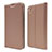 Leather Case Stands Flip Cover Holder for Asus ZenFone Live L1 ZA550KL Rose Gold