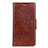 Leather Case Stands Flip Cover Holder for Asus ZenFone V500KL Brown
