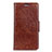 Leather Case Stands Flip Cover Holder for BQ Aquaris C Brown