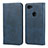 Leather Case Stands Flip Cover Holder for Google Pixel 3a Blue