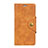 Leather Case Stands Flip Cover Holder for HTC Desire 12 Plus Orange