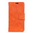 Leather Case Stands Flip Cover Holder for HTC Desire 12S Orange